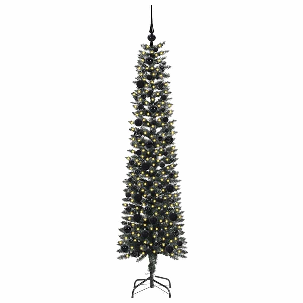 Albero di Natale artificiale con 300 LED Verde 180 cm