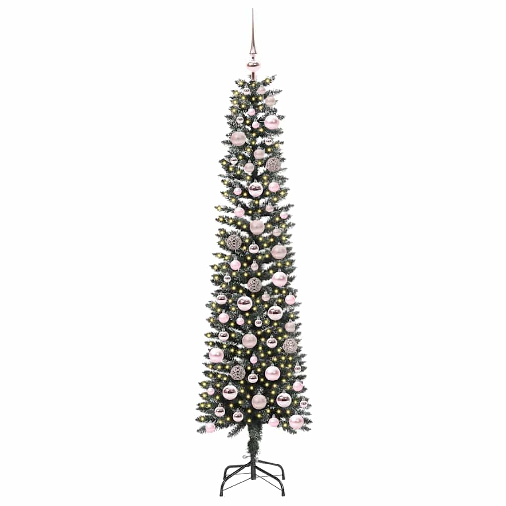 Albero di Natale artificiale con 300 LED Verde 180 cm