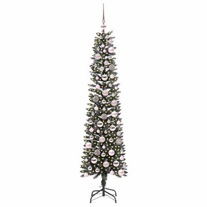 Albero di Natale artificiale con 300 LED Verde 180 cm