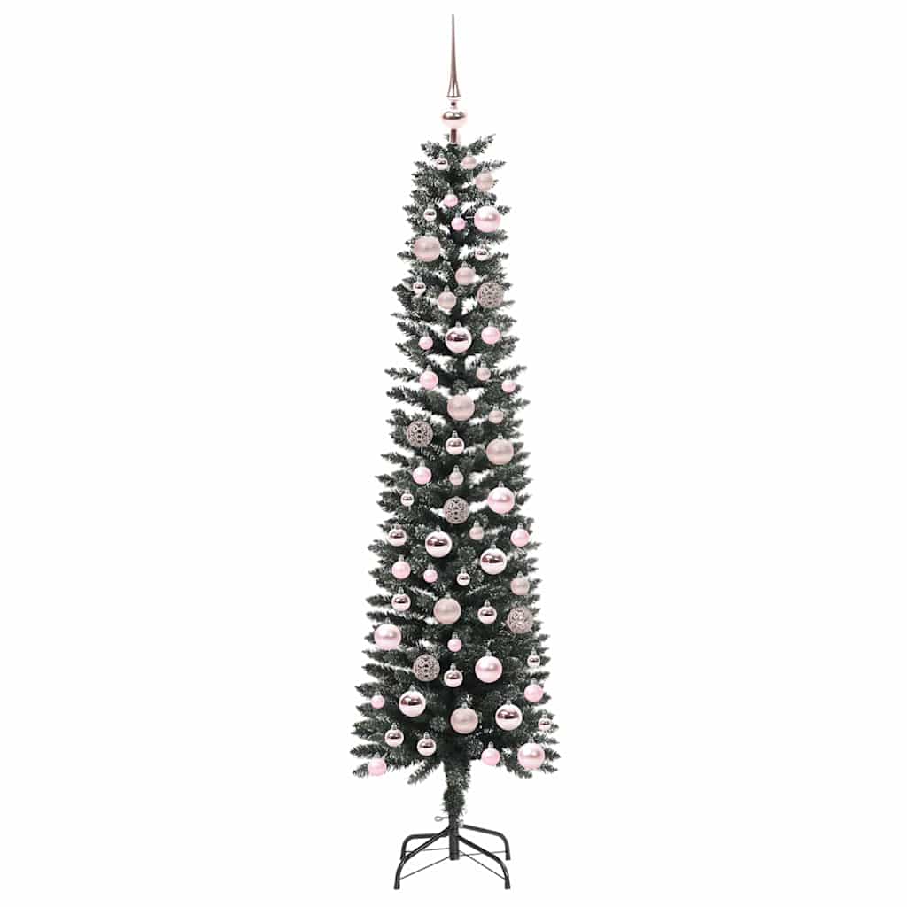 Albero di Natale artificiale con 300 LED Verde 180 cm