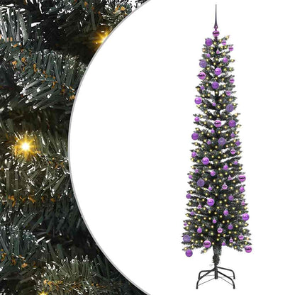 Albero di Natale artificiale con 300 LED Verde 180 cm