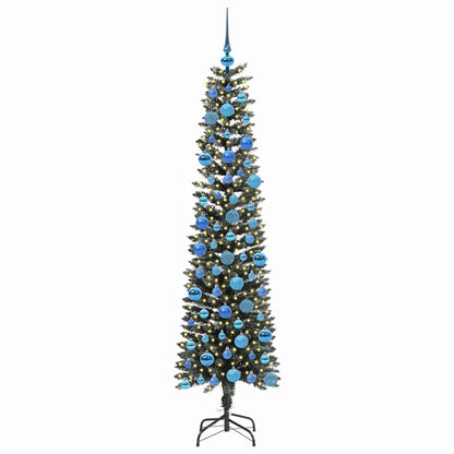 Albero di Natale artificiale con 300 LED Verde 180 cm