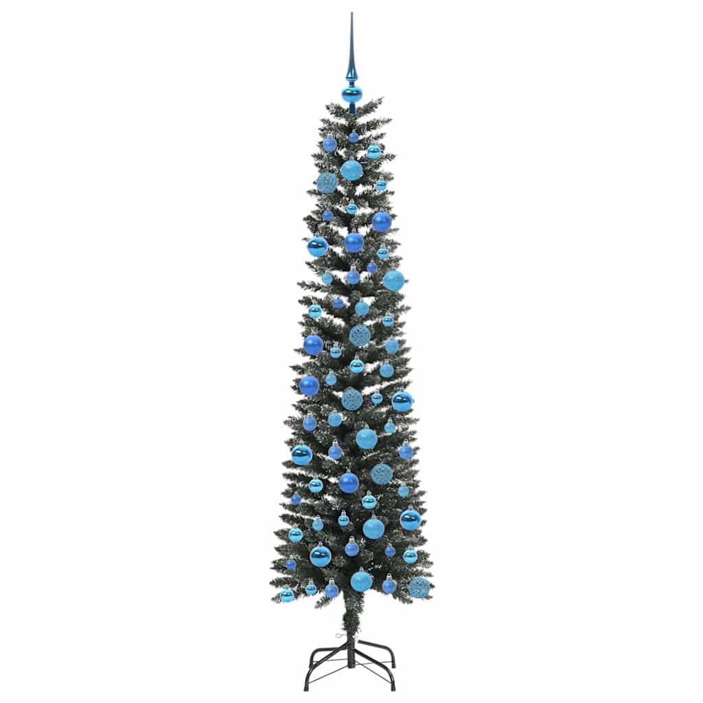 Albero di Natale artificiale con 300 LED Verde 180 cm