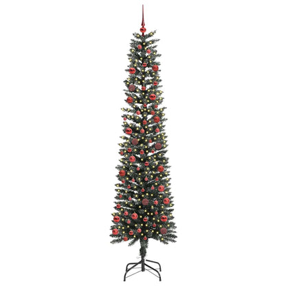 Albero di Natale artificiale con 300 LED Verde 210 cm