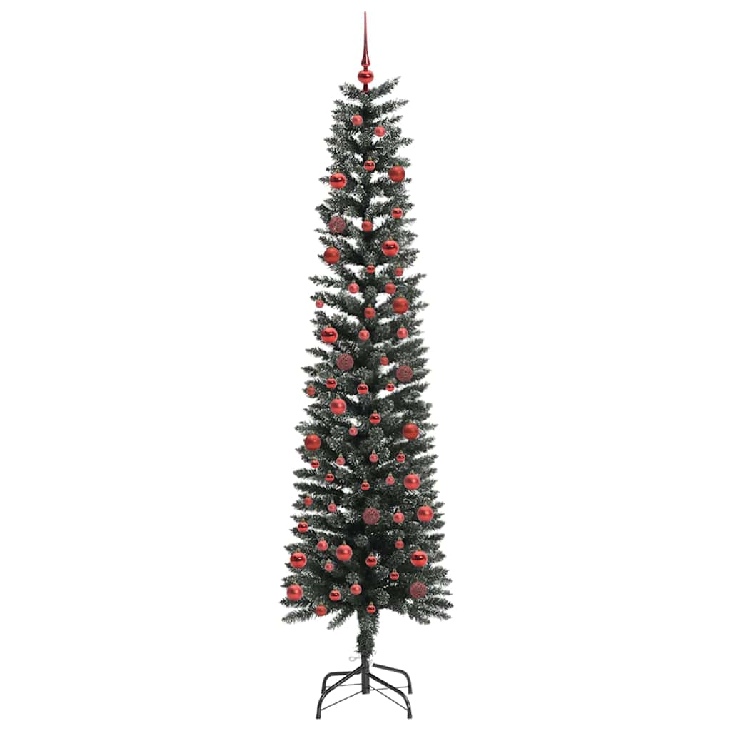 Albero di Natale artificiale con 300 LED Verde 210 cm