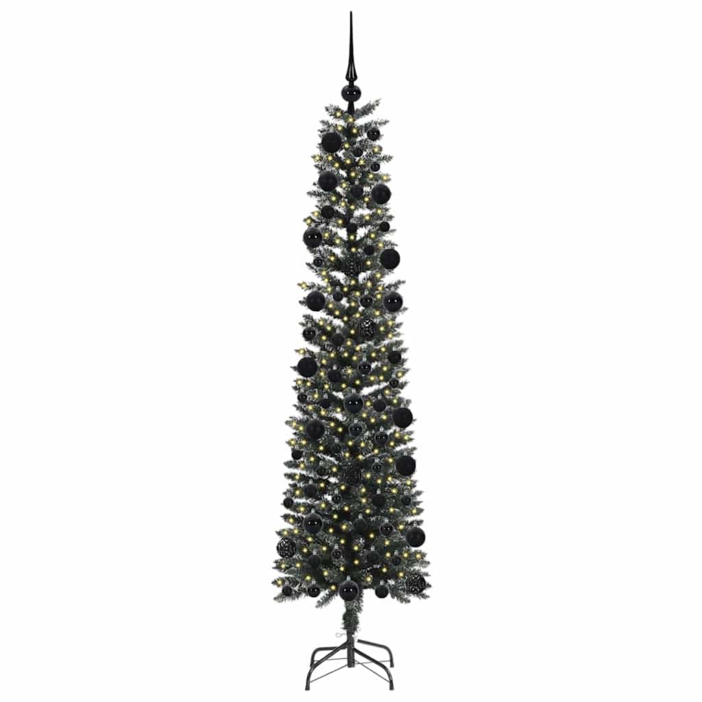 Albero di Natale artificiale con 300 LED Verde 210 cm