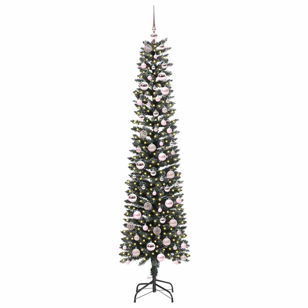 Albero di Natale artificiale con 300 LED Verde 210 cm