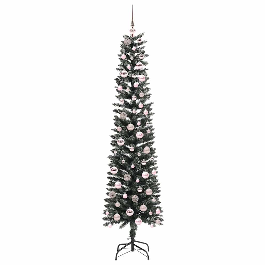 Albero di Natale artificiale con 300 LED Verde 210 cm
