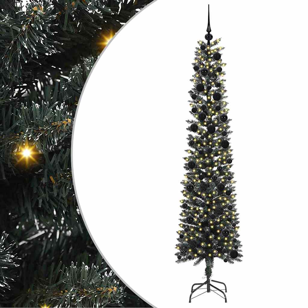 Albero di Natale artificiale con 300 LED Verde 240 cm