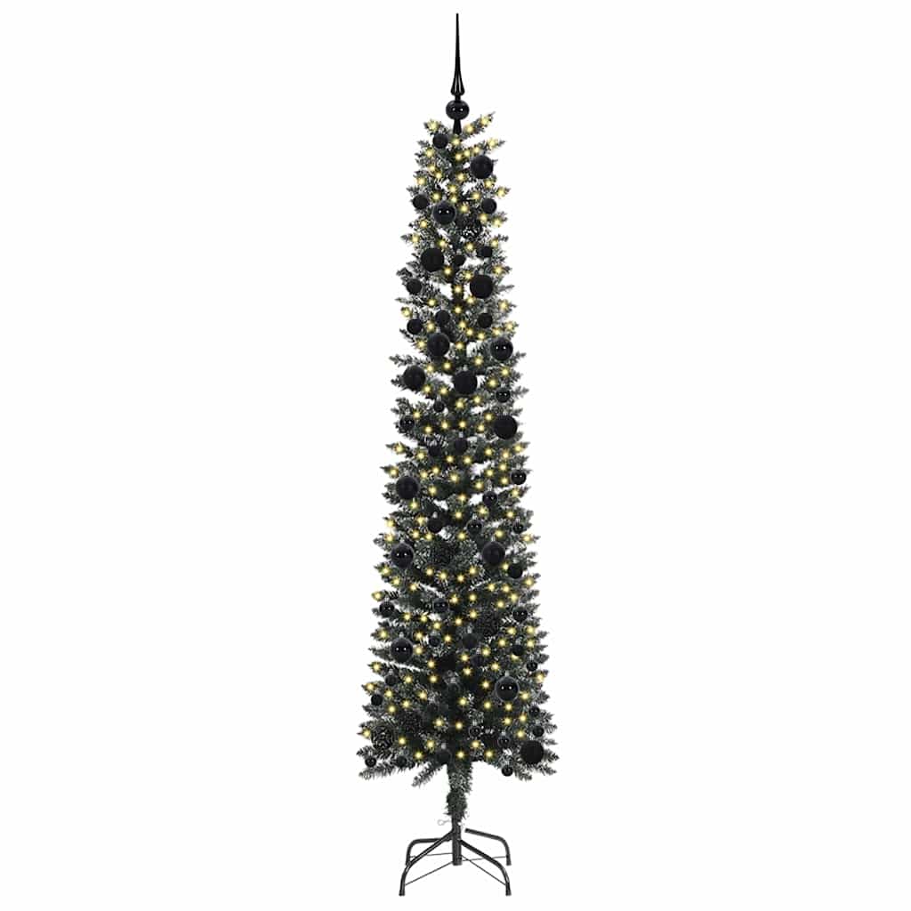 Albero di Natale artificiale con 300 LED Verde 240 cm