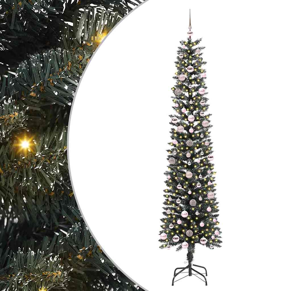 Albero di Natale artificiale con 300 LED Verde 240 cm
