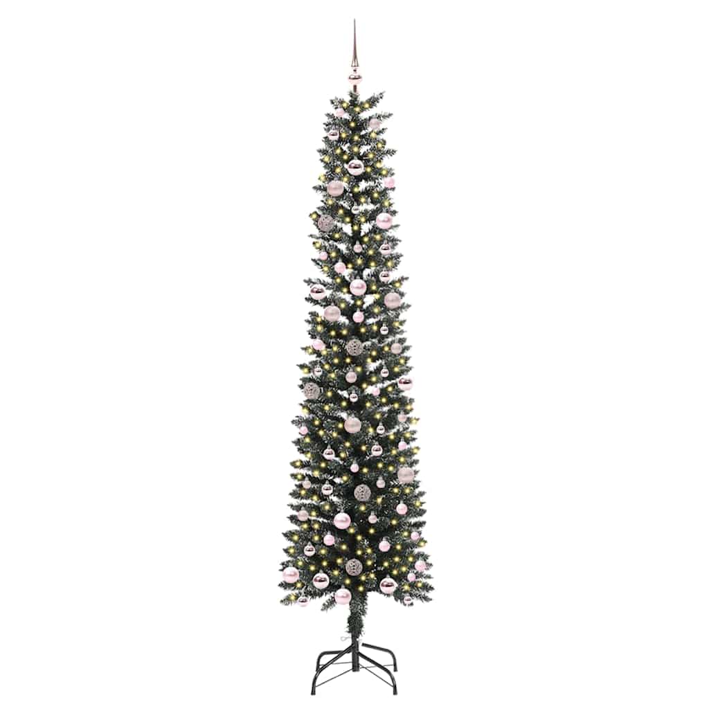 Albero di Natale artificiale con 300 LED Verde 240 cm