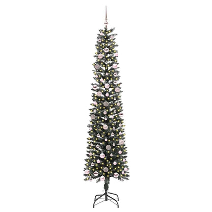 Albero di Natale artificiale con 300 LED Verde 240 cm