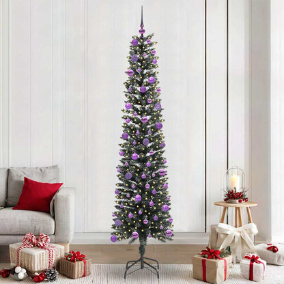 Albero di Natale artificiale con 300 LED Verde 240 cm