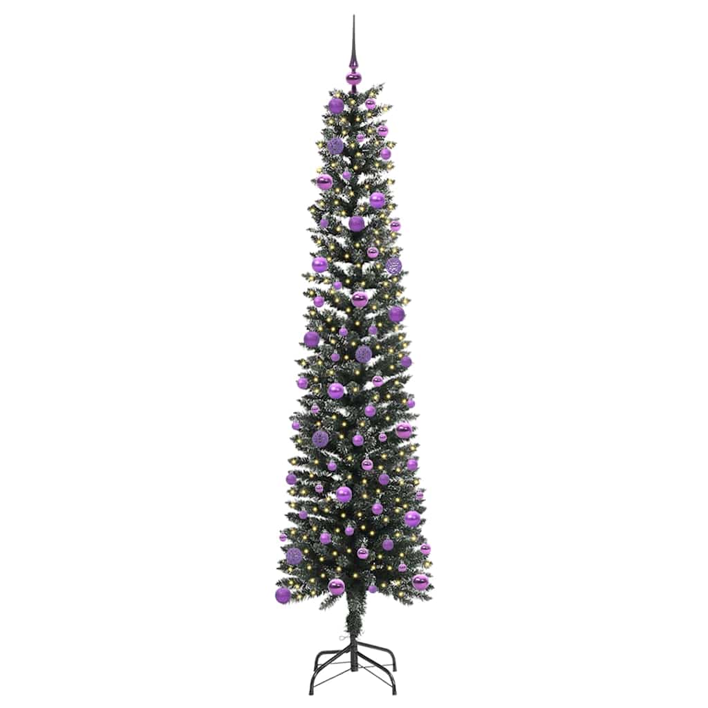 Albero di Natale artificiale con 300 LED Verde 240 cm