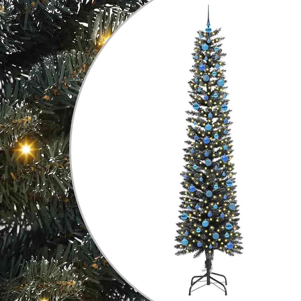Albero di Natale artificiale con 300 LED Verde 240 cm
