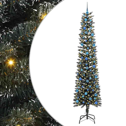 Albero di Natale artificiale con 300 LED Verde 240 cm