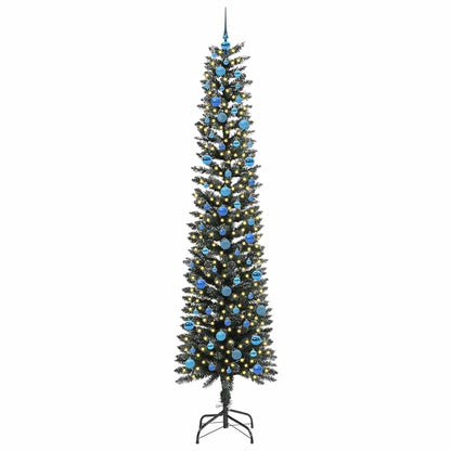 Albero di Natale artificiale con 300 LED Verde 240 cm