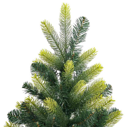 Albero di Natale Artificiale Pieghevole 150 LED Verde 150 cm