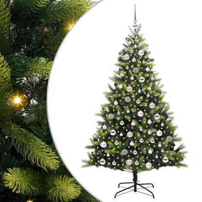 Albero di Natale Artificiale a Cerniera con 300 LED 180 cm