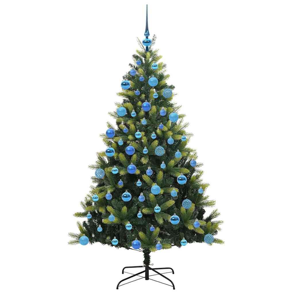 Albero di Natale Artificiale a Cerniera con 300 LED 180 cm