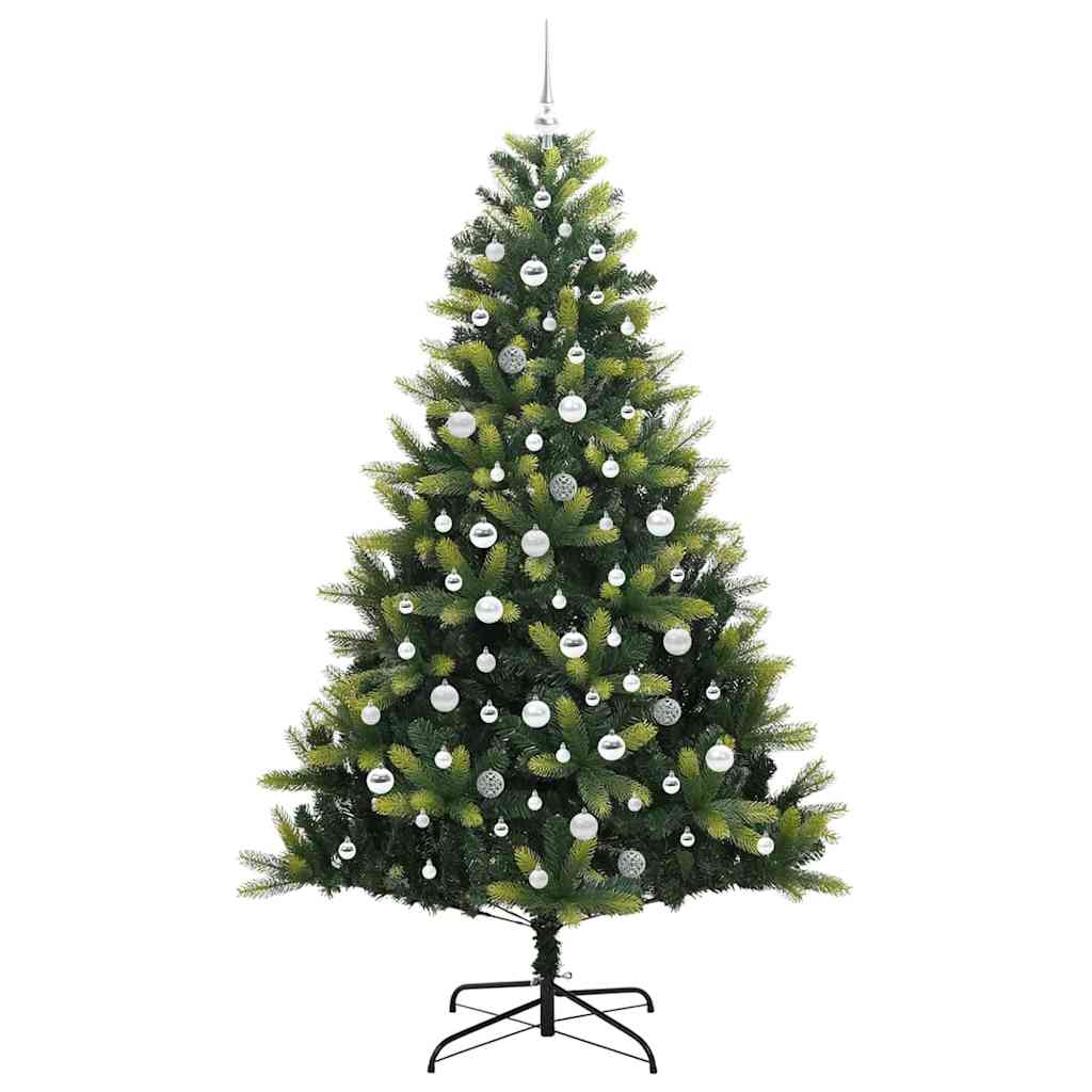 Albero di Natale Artificiale a Cerniera con 300 LED Verde | homemem39