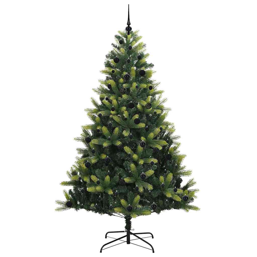 Albero di Natale Artificiale a Cerniera con 300 LED 240 cm