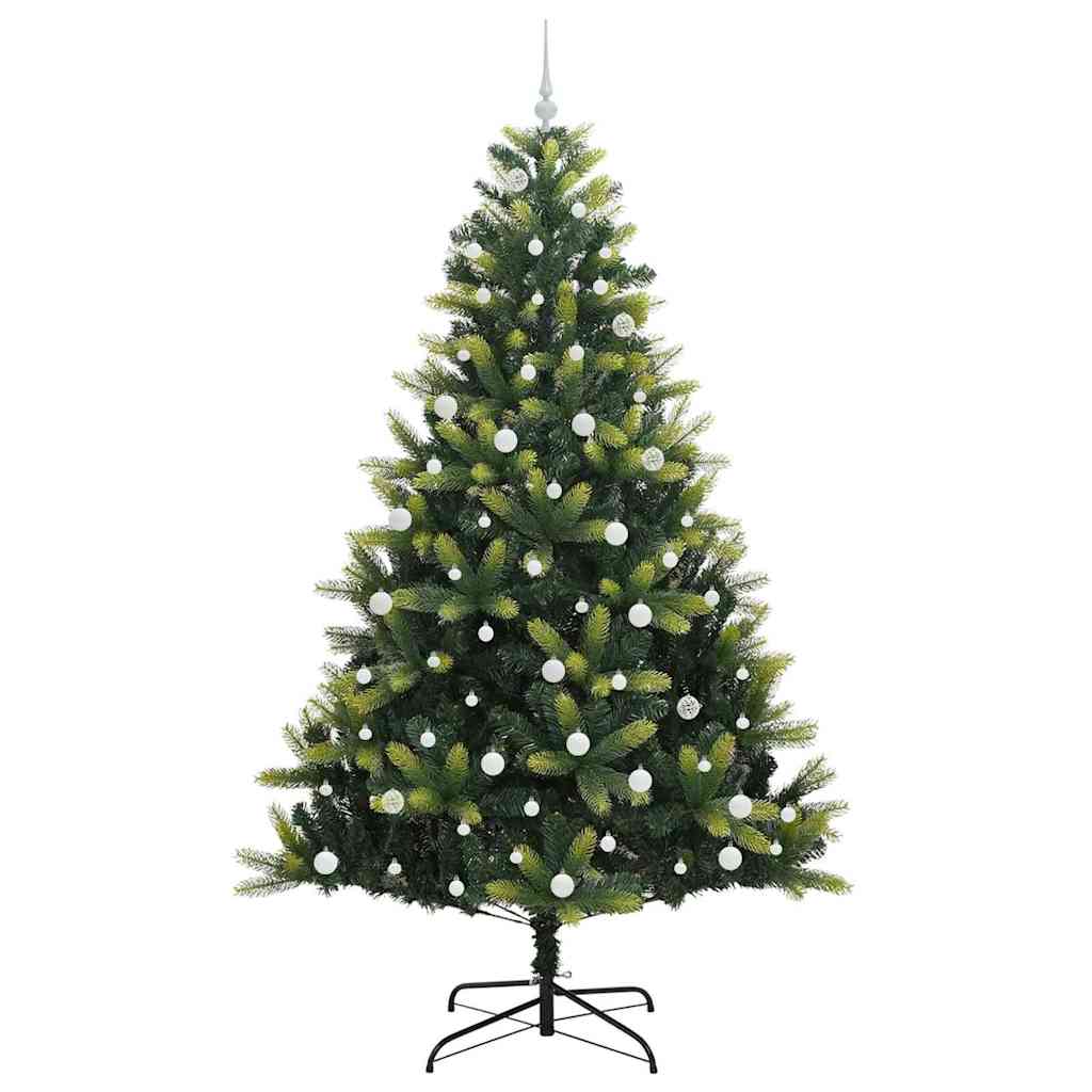 Albero di Natale Artificiale a Cerniera con 300 LED 240 cm