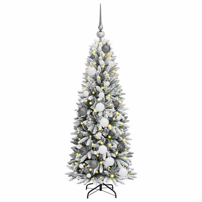 Albero di Natale artificiale con 150 LED Bianco 120 cm