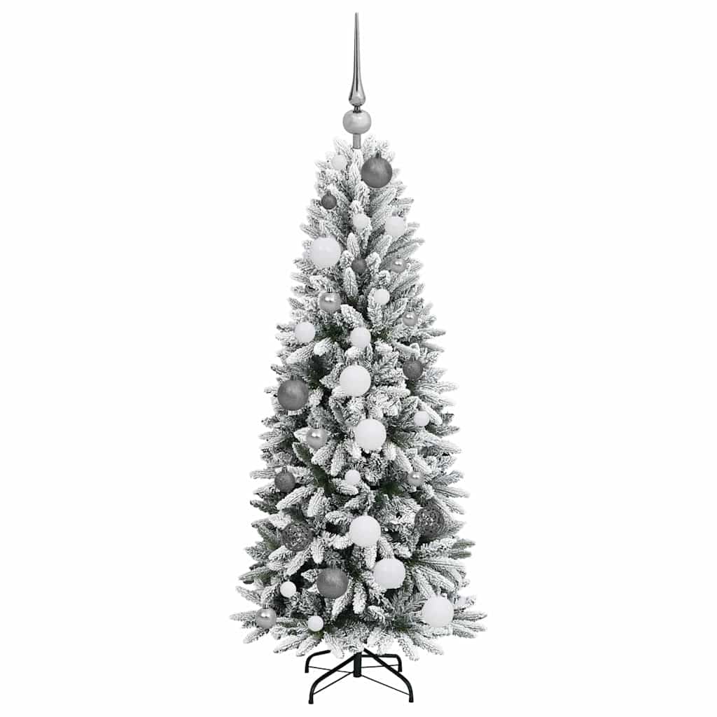 Albero di Natale artificiale con 150 LED Bianco 120 cm