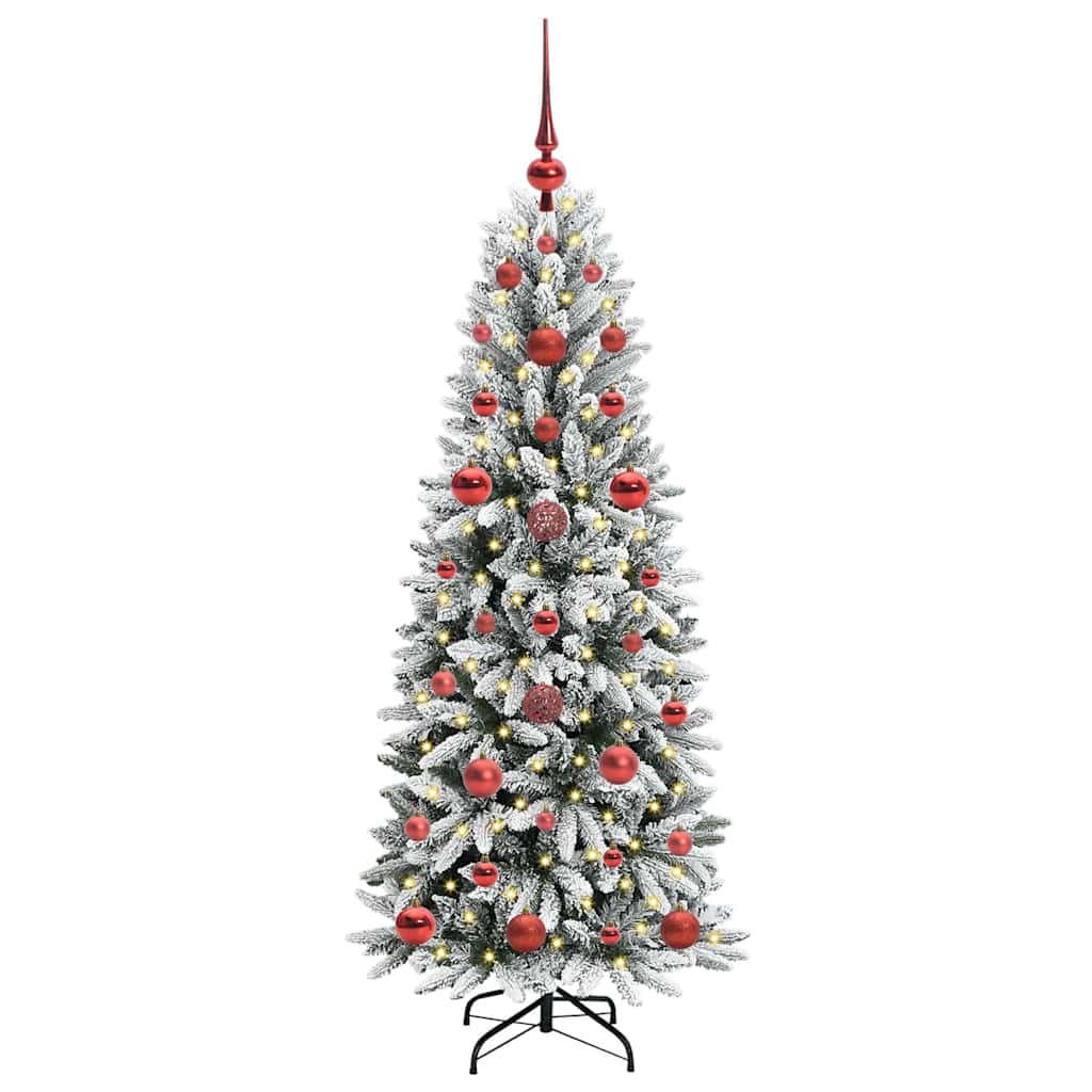 Albero di Natale artificiale con 150 LED Bianco 120 cm
