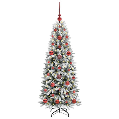 Albero di Natale artificiale con 150 LED Bianco 120 cm