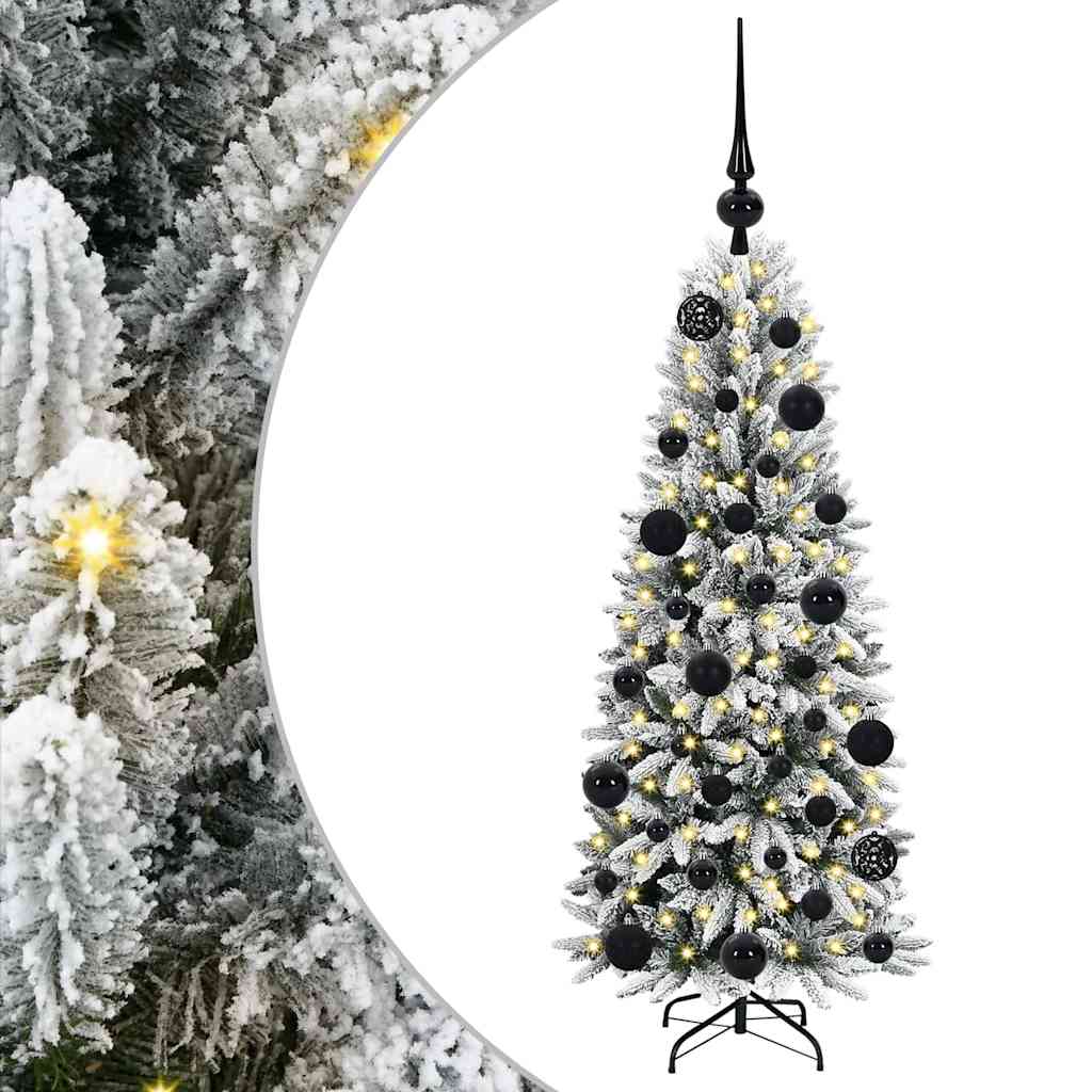 Albero di Natale artificiale con 150 LED Bianco 120 cm