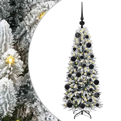Albero di Natale artificiale con 150 LED Bianco 120 cm