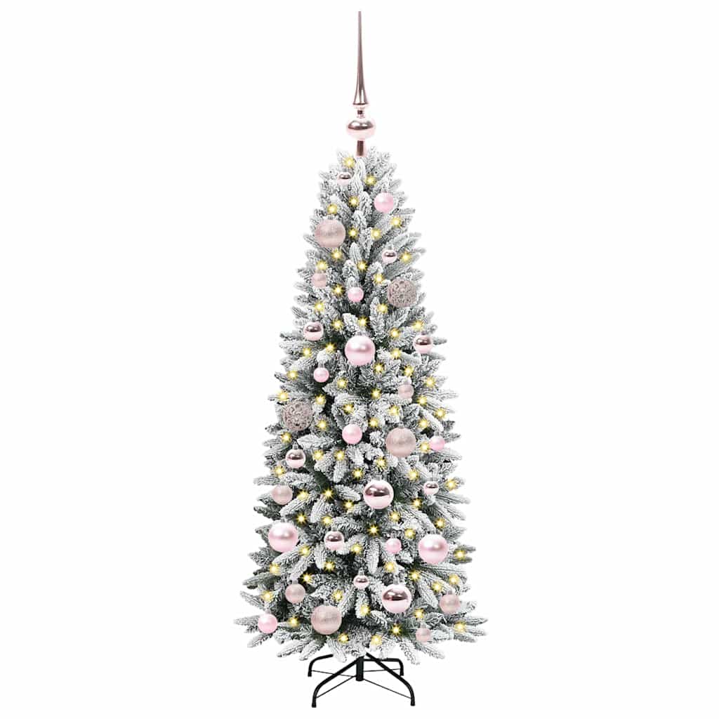 Albero di Natale artificiale con 150 LED Bianco 120 cm