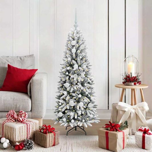 Albero di Natale artificiale con 150 LED Bianco 120 cm