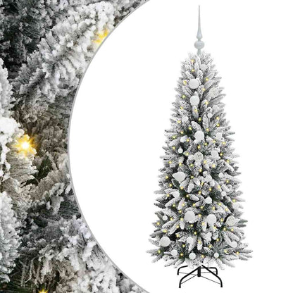 Albero di Natale artificiale con 150 LED Bianco 120 cm