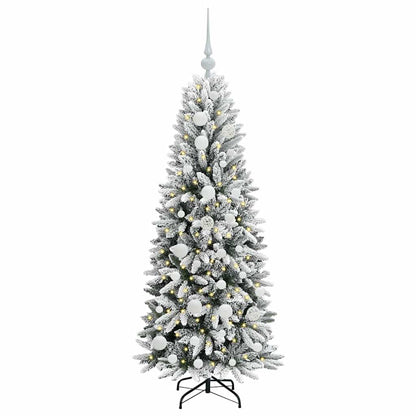 Albero di Natale artificiale con 150 LED Bianco 120 cm
