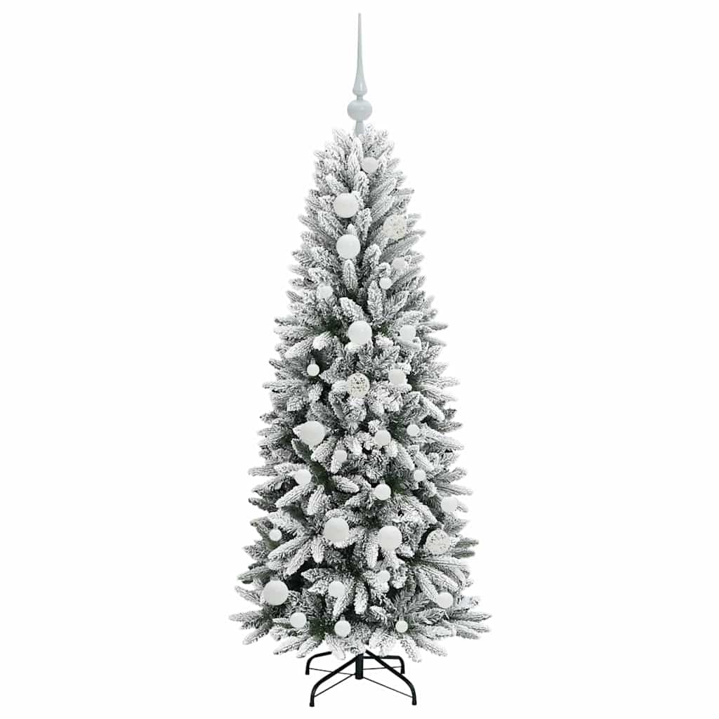 Albero di Natale artificiale con 150 LED Bianco 120 cm
