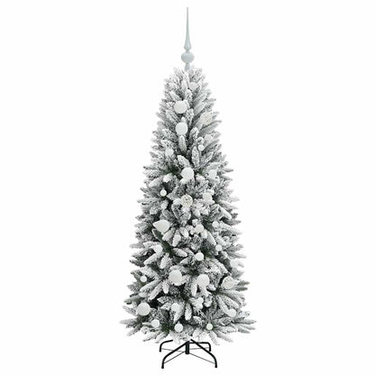 Albero di Natale artificiale con 150 LED Bianco 120 cm