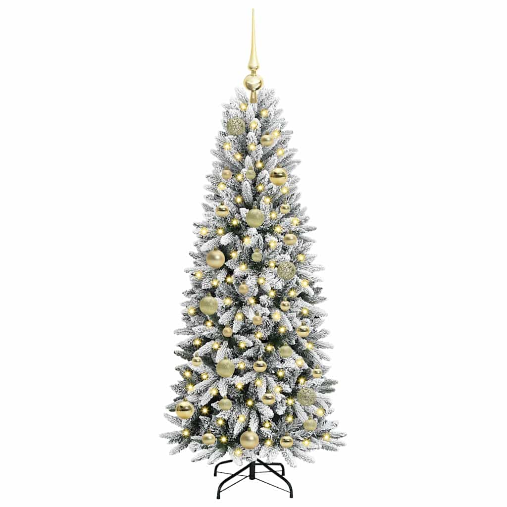 Albero di Natale artificiale con 150 LED Bianco 120 cm