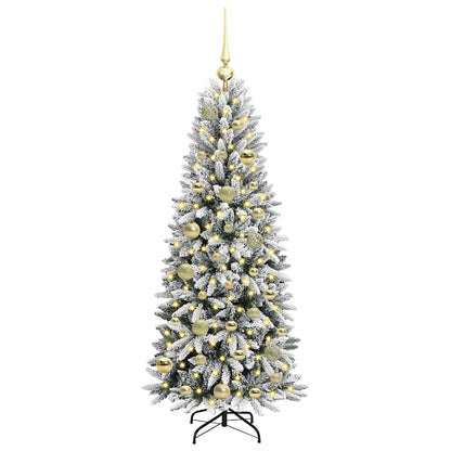 Albero di Natale artificiale con 150 LED Bianco 120 cm
