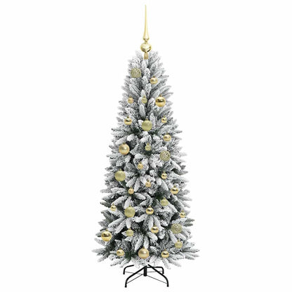 Albero di Natale artificiale con 150 LED Bianco 120 cm