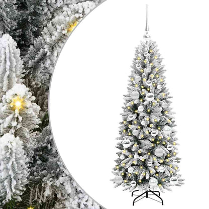 Albero di Natale artificiale con 150 LED Bianco 120 cm
