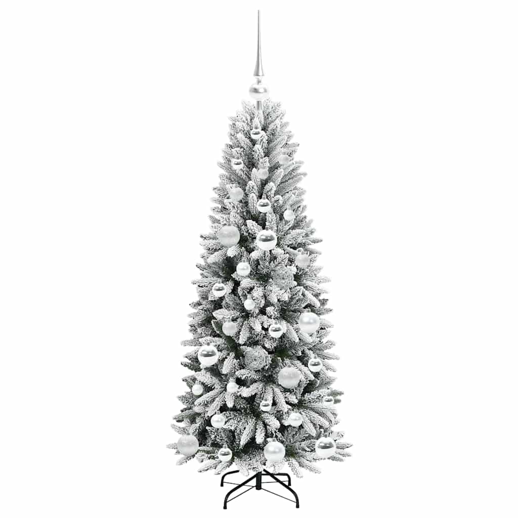 Albero di Natale artificiale con 150 LED Bianco 120 cm