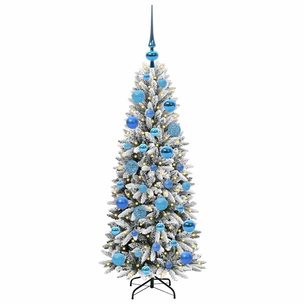 Albero di Natale artificiale con 150 LED Bianco 120 cm