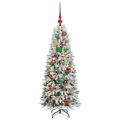 Albero di Natale artificiale con 150 LED Bianco 120 cm