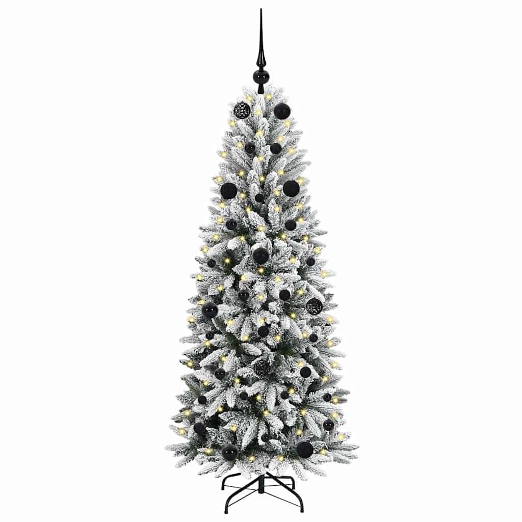 Albero di Natale artificiale con 150 LED Bianco 150 cm
