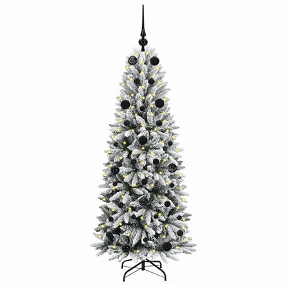 Albero di Natale artificiale con 150 LED Bianco 150 cm