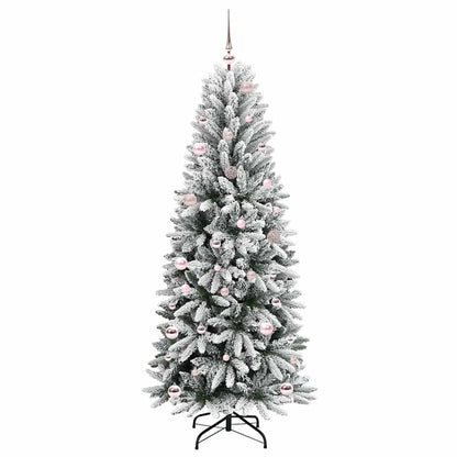 Albero di Natale artificiale con 150 LED Bianco 150 cm